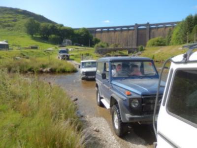 Claerwen Dam in Background