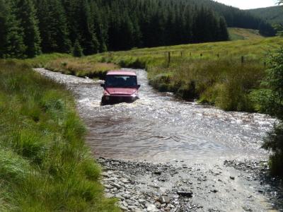 Last night rain has raised the river level