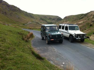Enroute to Strata Florida with Mark (300GD SWB)
